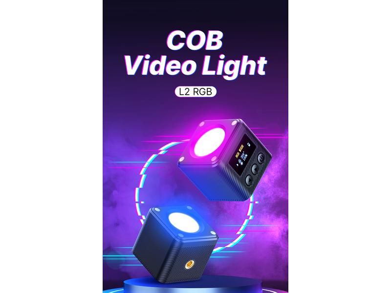 Ulanzi Videoleuchte L2 RGB Magnetischer Lichtwürfel für Content-Creators und Vlogger