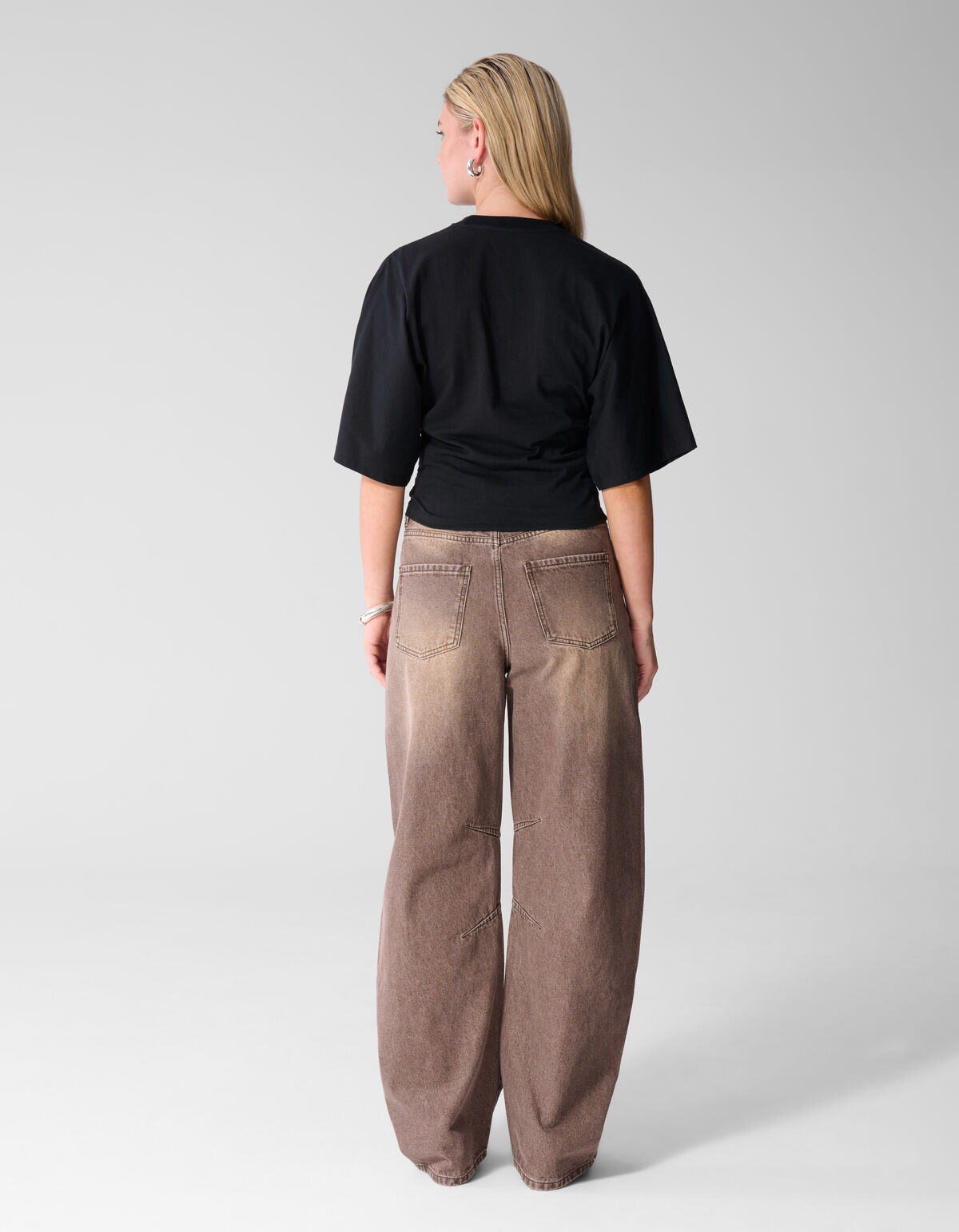 Drape Top Zwart