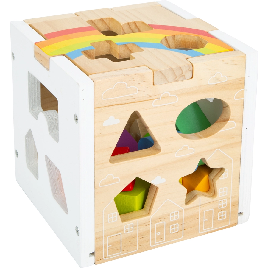 small foot® Steckwürfel Regenbogen