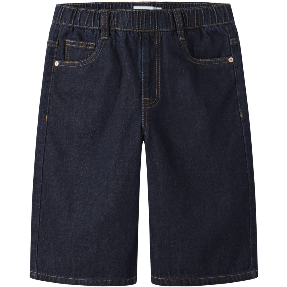 Køb Name It Dark Blue Denim Unwashed Nkmben X Skater Dnm Bermuda 8649-By Noos