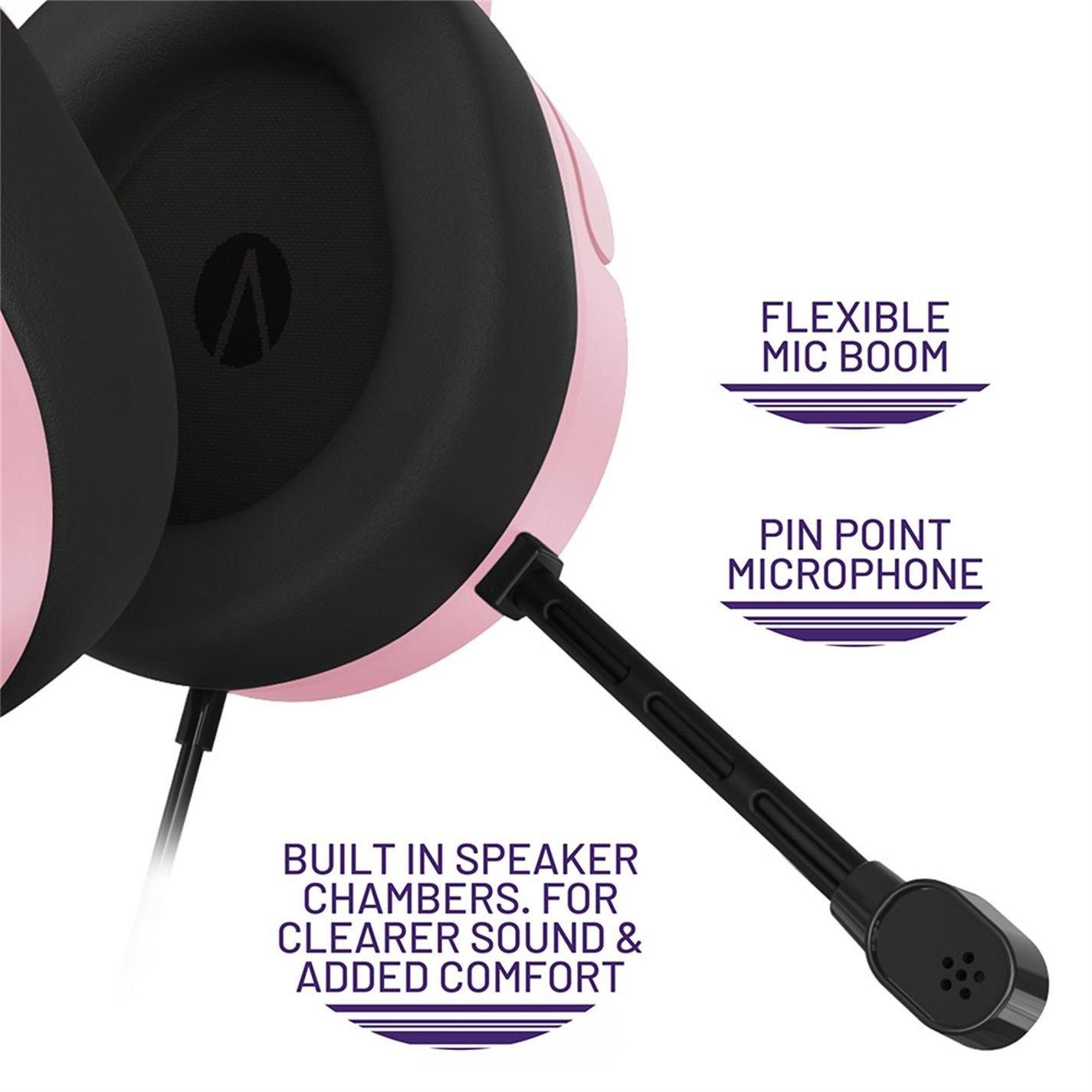Stealth GAME PANTHER Gaming Headset PS4 PS5 XBOX Switch And PC Blush