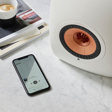KEF LS50 Wireless II – compacte en draadloze hifi-luidspreker Wit