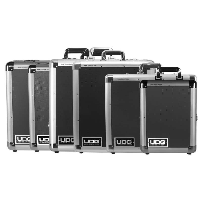 UDG Ultimate Pick Foam Flight Case Multi Turntable flightcase zilver platenspeler met plukschuim