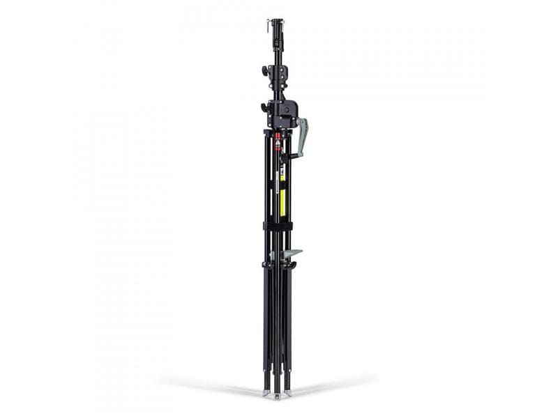 Manfrotto Stativ Wind-Up 087NWB Lampenstativ mit 3 Sektionen