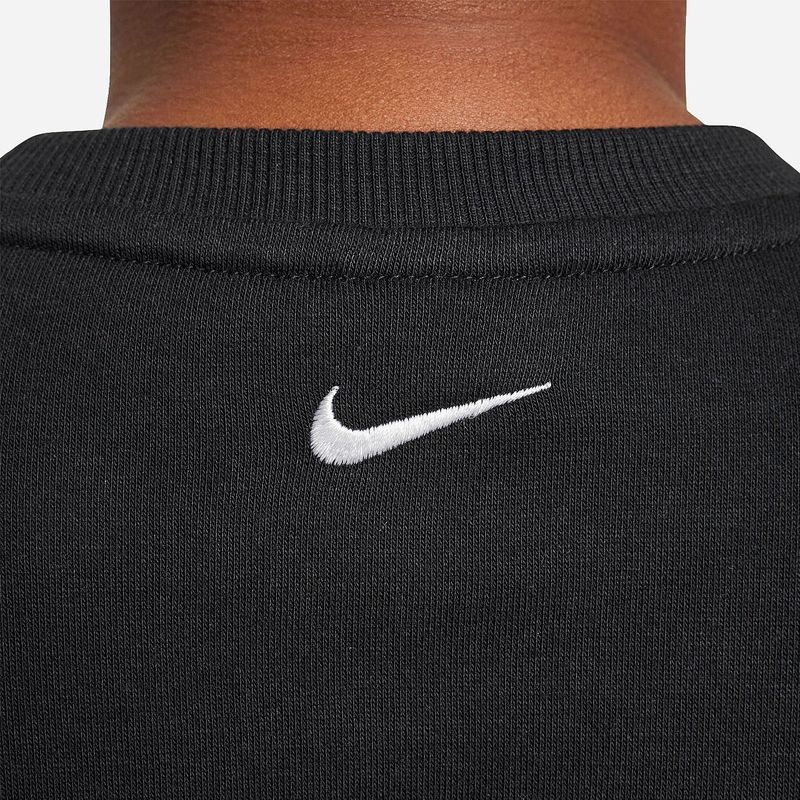 Nike - Sportswear Club Fleece Top - Vest - Grijs - Katoen