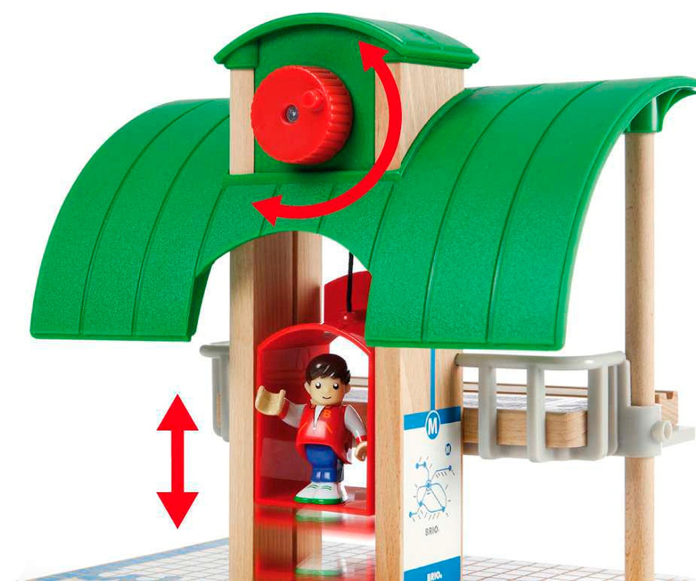 BRIO Straßen & Schienen Bahn Set Deluxe