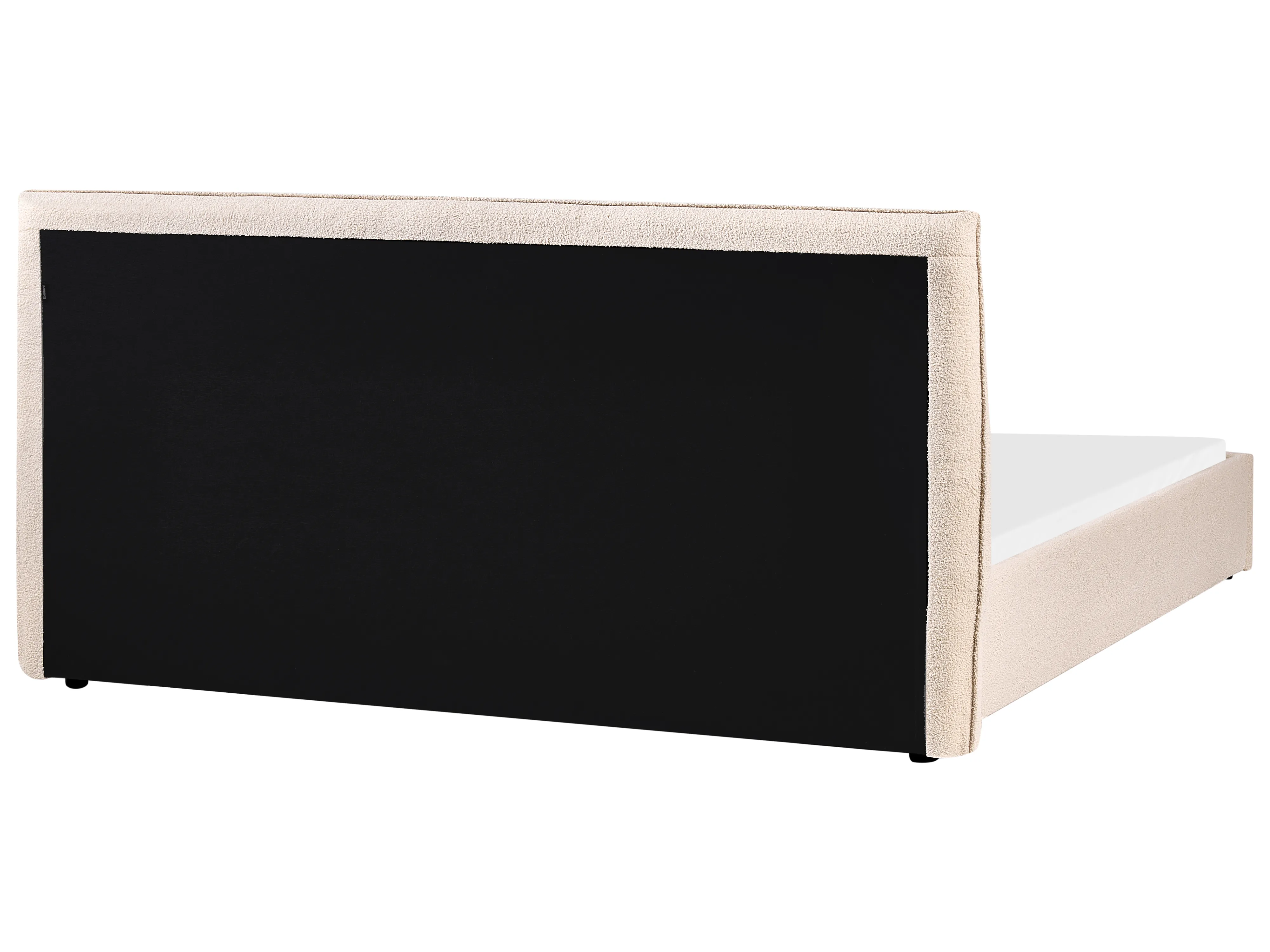 Waterbed Bouclé LAVAUR 180 x 200 cm Beige