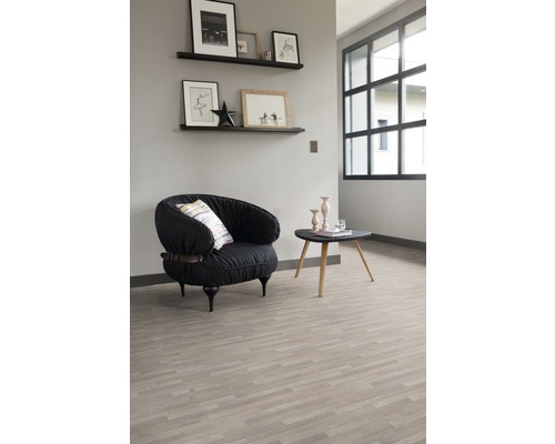 PVC vloer Texal strokenparket Lodge Milk 200 cm breed (per meter verkocht)