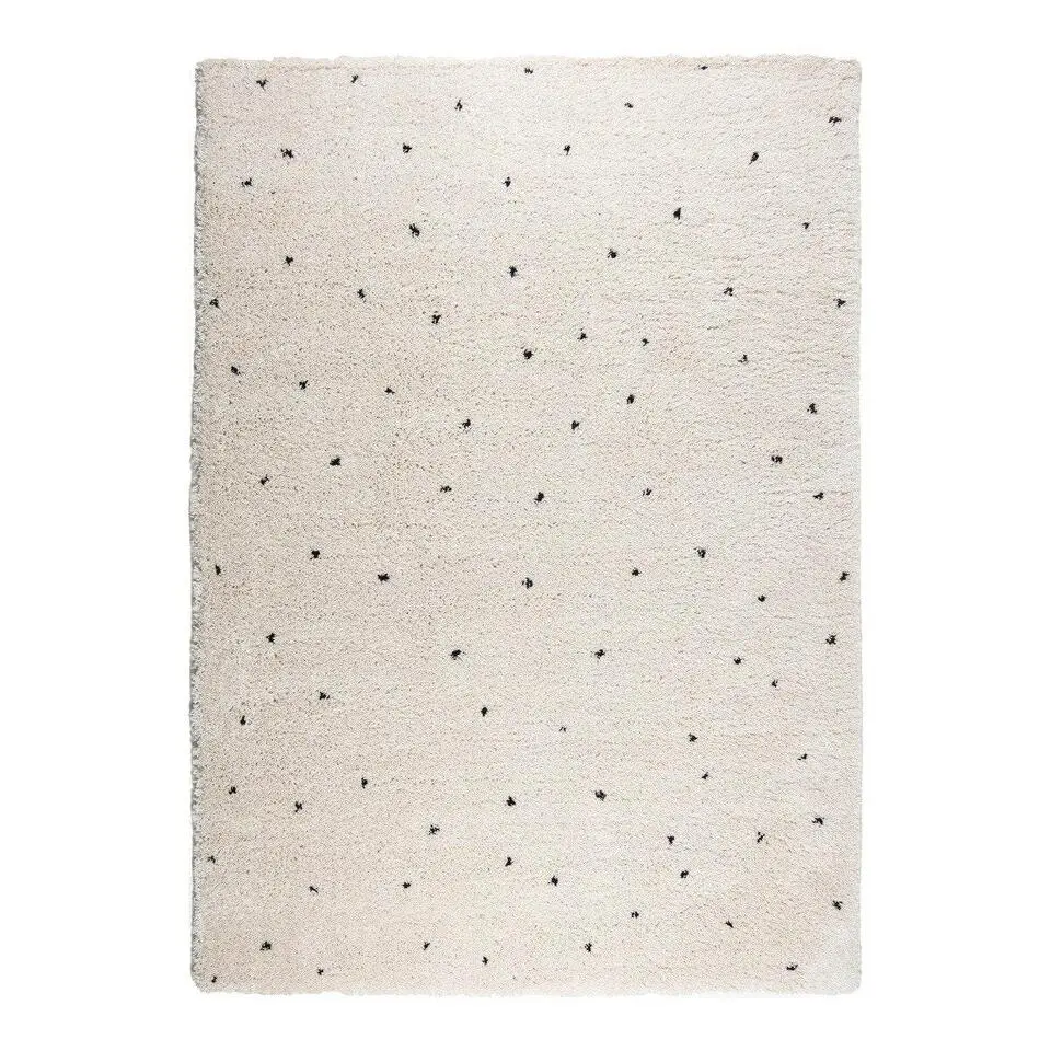 Interieur05 Kindervloerkleed Cream/Zwart 120x170cm - (S) - Dots