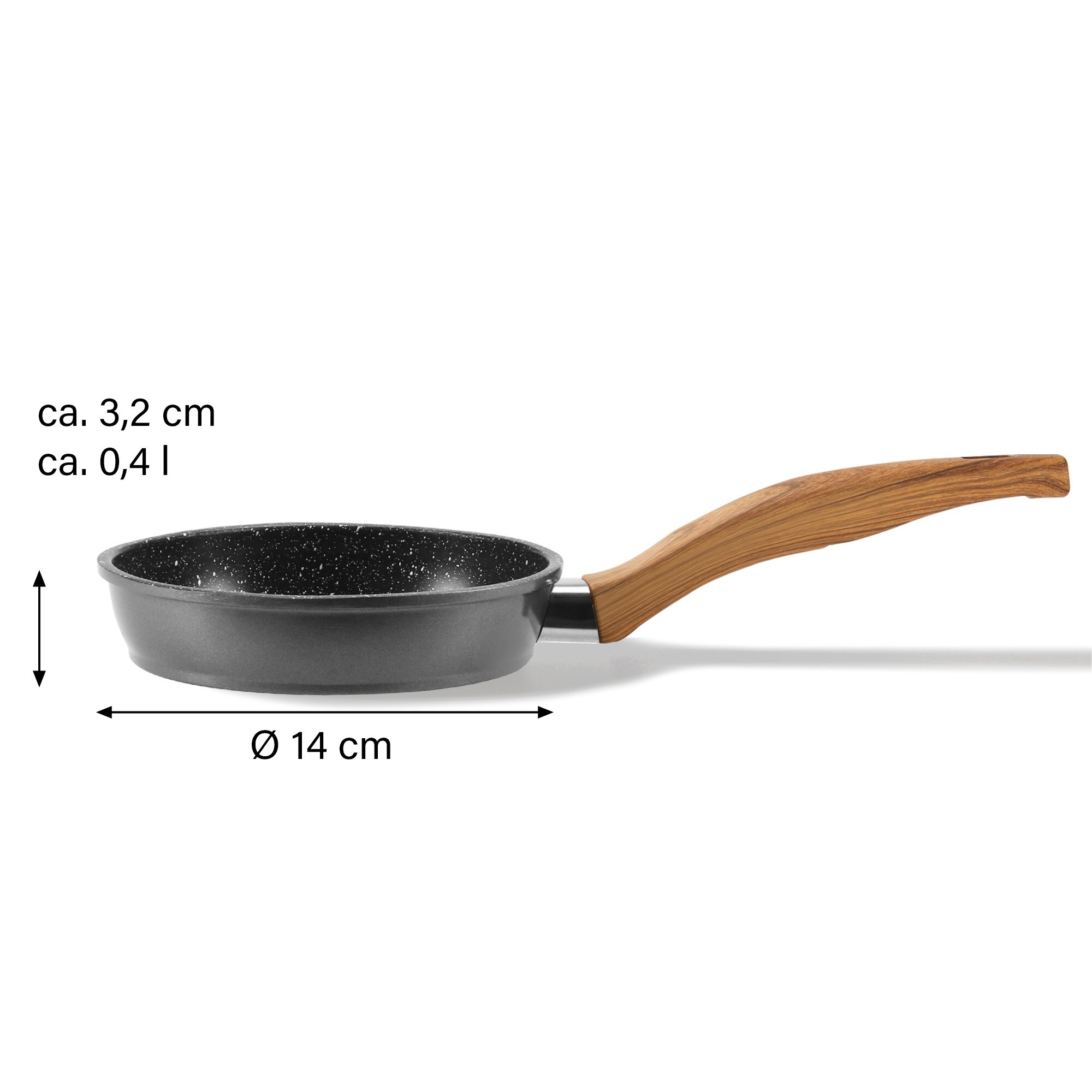 STONELINE® Back to Nature Bratpfanne 14 cm