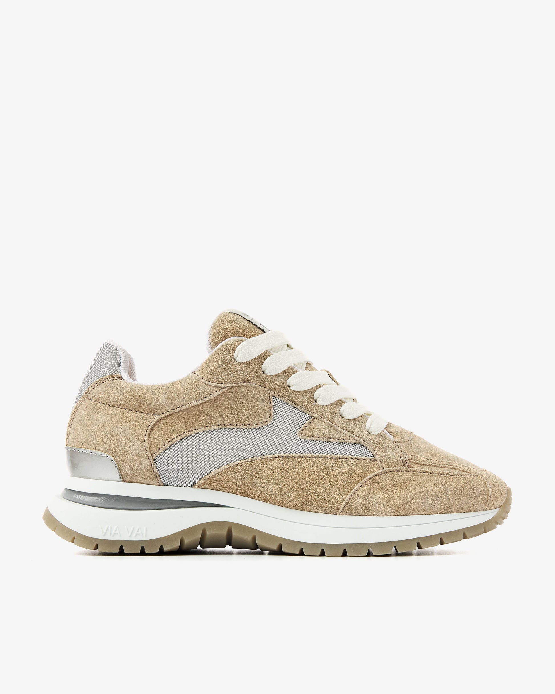 VIA VAI beige dames sneakers Usher Riggs