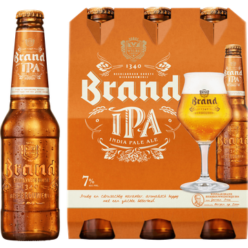 Brand IPA Bier Fles 6 x 300ml