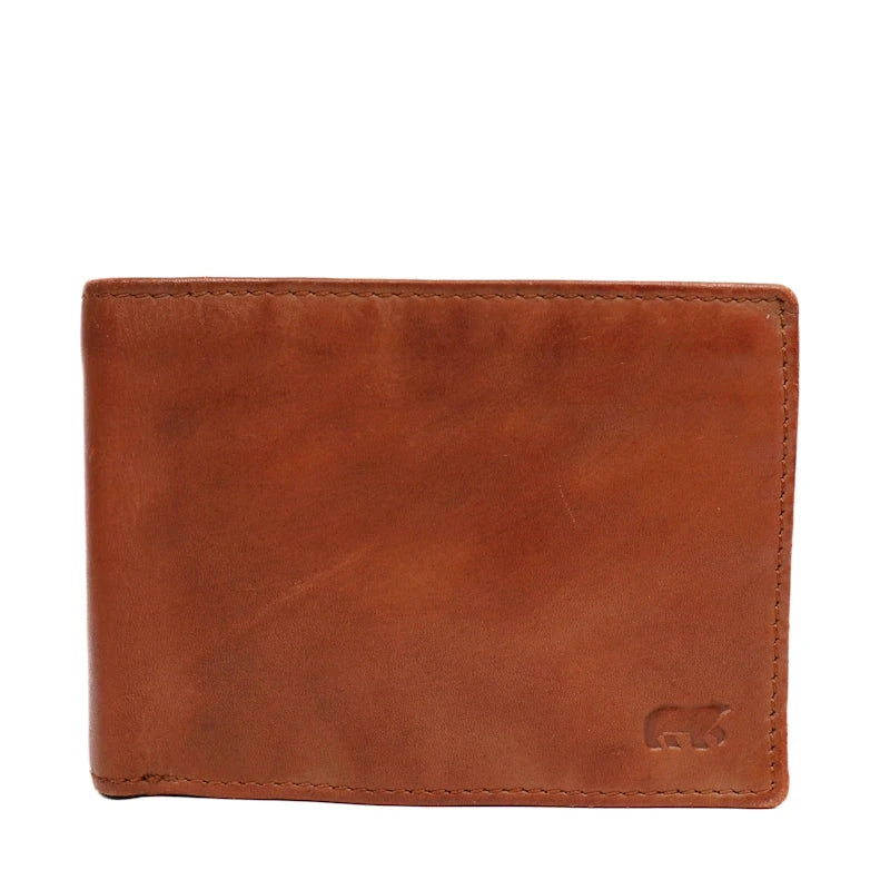 Bear Design Billfold Joep Cognac