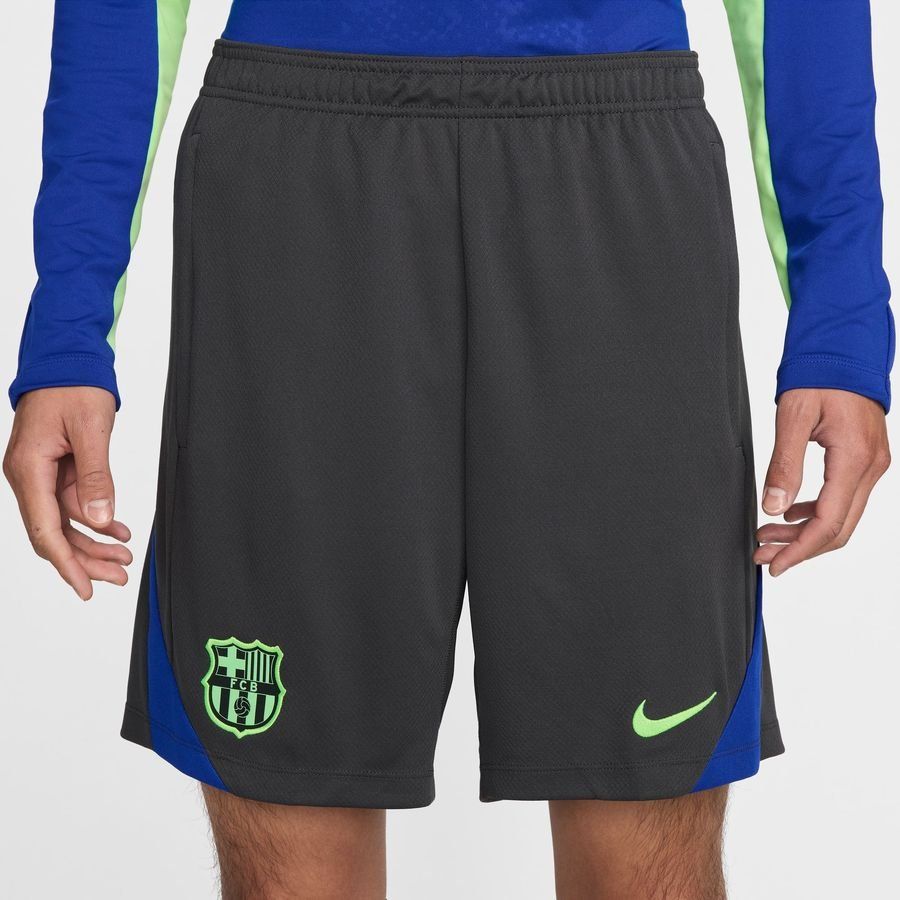 FC Barcelone Short d'Entraînement Dri-FIT Strike 3ème - Gris/Bleu Royal/Vert
