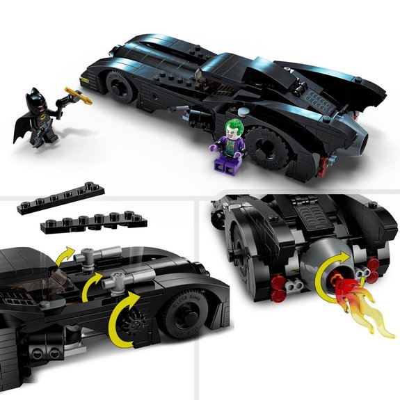 La Batmobile : poursuite entre Batman et le Joker - Lego Batman DC 76224