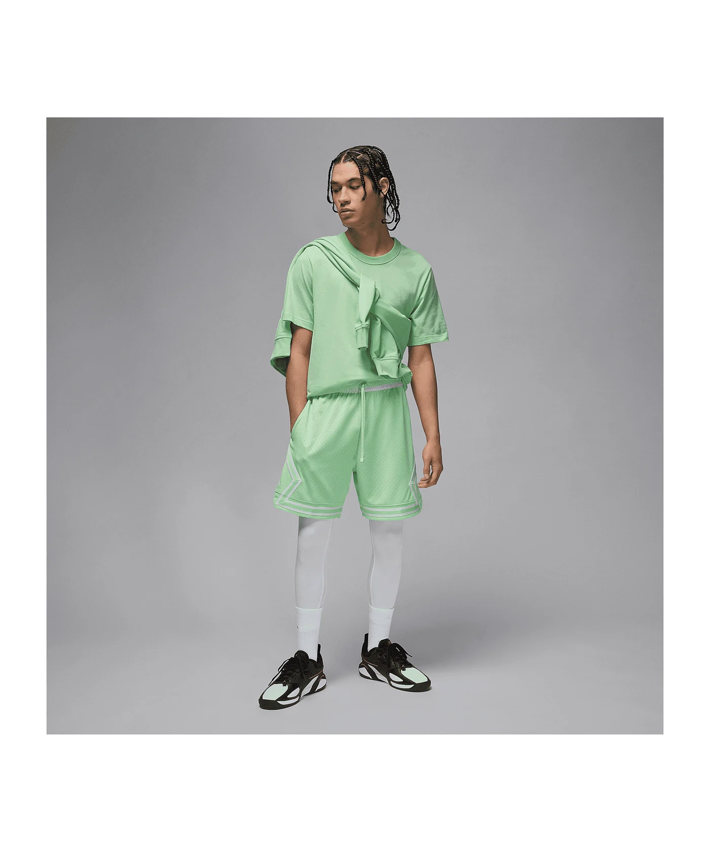 Jordan Sport Mesh Diamond Short Grün F376