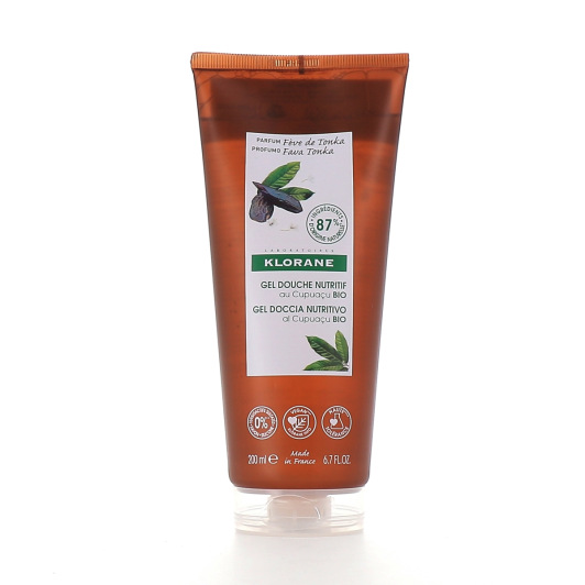 Gel douche Klorane au Cupuaçu Bio