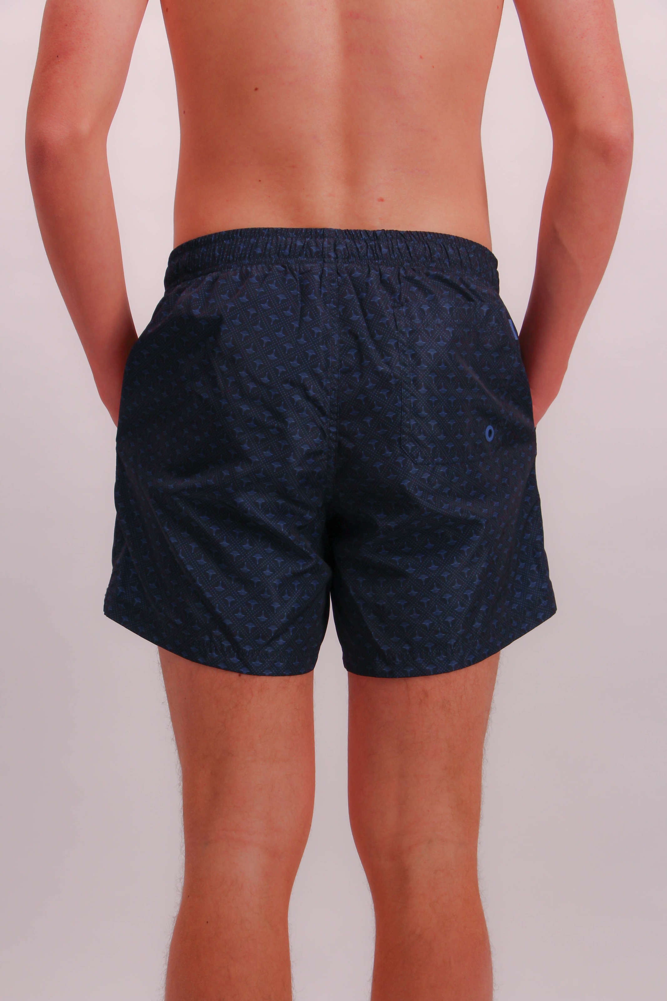 JOOP! Badeshorts »Diamond Cornflower«, Signature-Design, kleine Schlitze an den Beinen