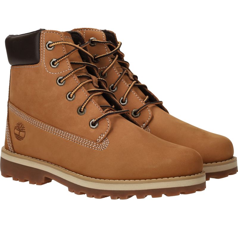 Timberland Courma Kid Mid Lace Up Veterboots Cognac Jongens