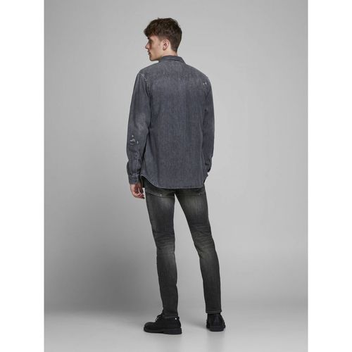 Jack & Jones - 12175890 GLEEN-BLACK DENIM Negro