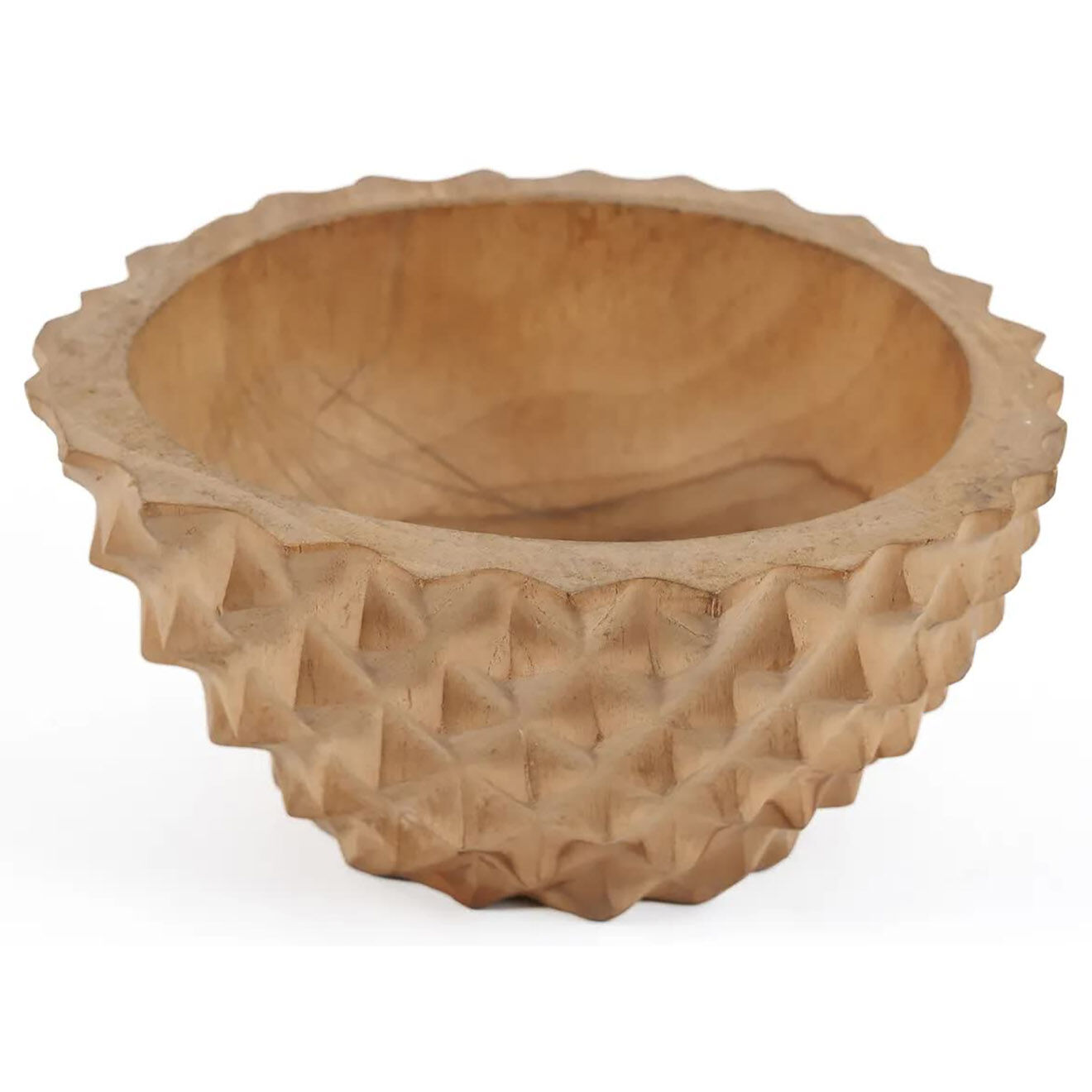Bazar Bizar Bol en teck Durian naturelle - D.20 cm