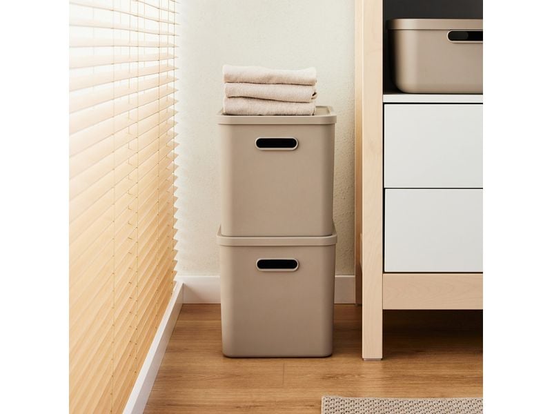 Rotho Babydesign Spielzeugbox KAYO L Cappuccino Multi Box für ein schönes Ambiente im Kinderzimmer