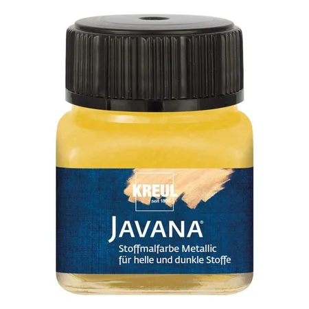 KREUL Javana Stoffmalfarbe Metallic Gold 20 ml
