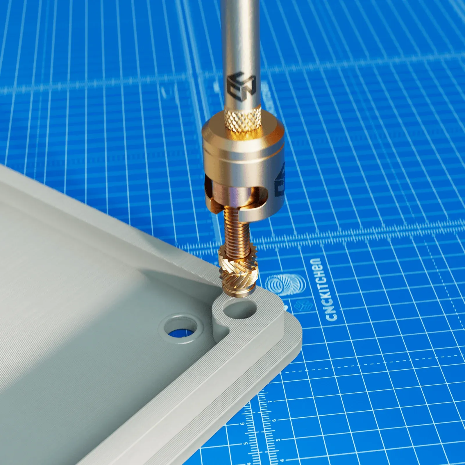 CNC Kitchen  Ausbauwerkzeug für Gewindeeinsätze M2, M2.5 & M3    Insert Removal Tool