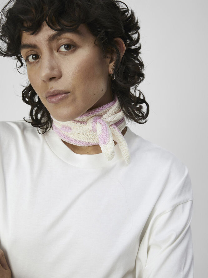 Object OBJROSA KNITTED SCARF 131 Sandshell/pastel lavender