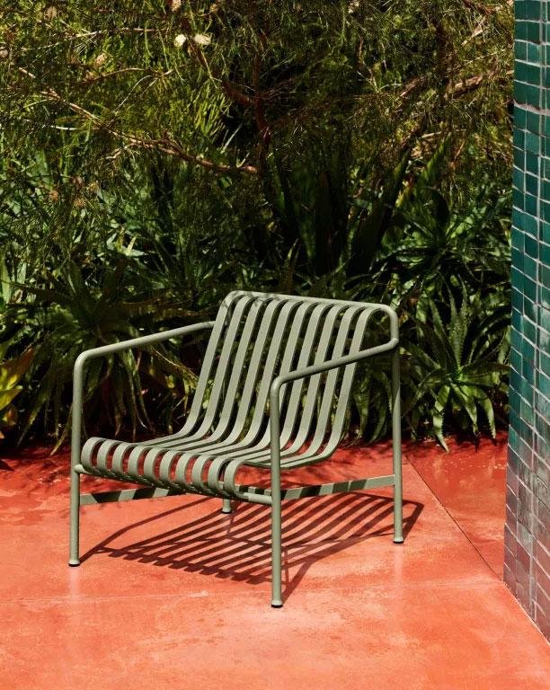 Hay Palissade Low fauteuil Olive