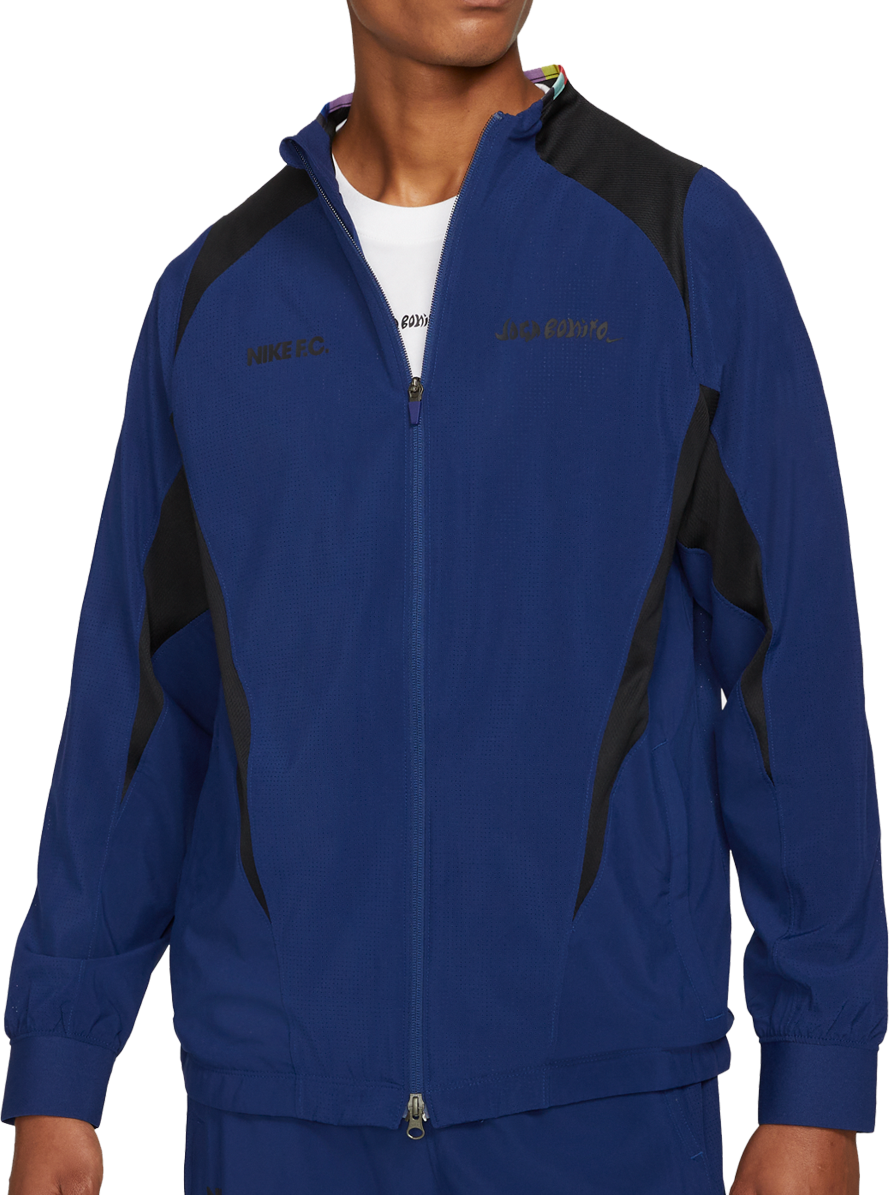 Nike F.C. Joga Bonito Woven Jacke Blau F492