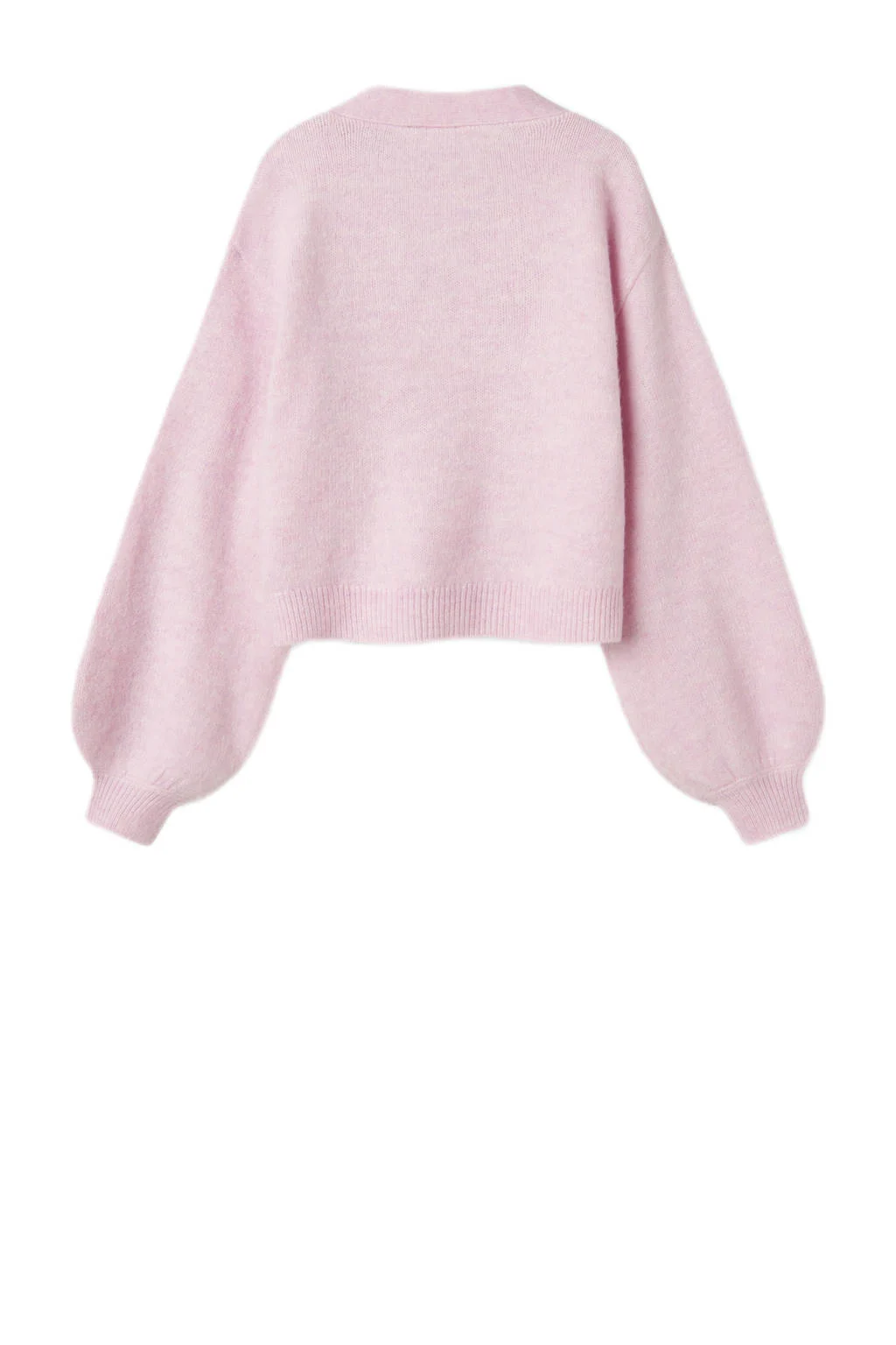 NAME IT KIDS cardigan lichtroze gebreid