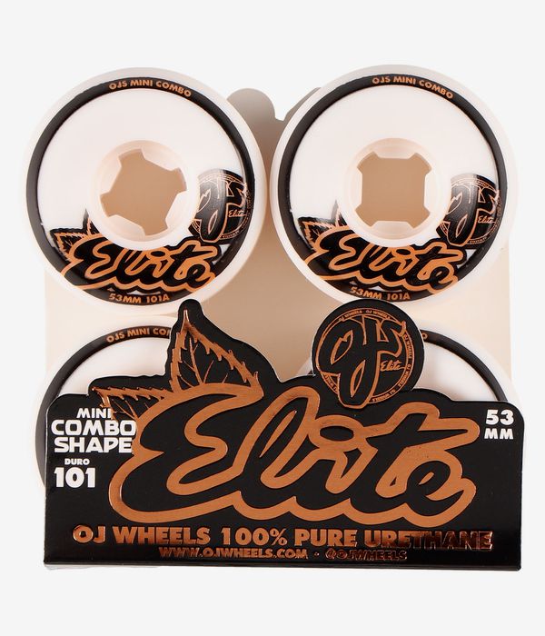 OJ Elite Mini Combo Rollen (white) 53mm 101A 4er Pack