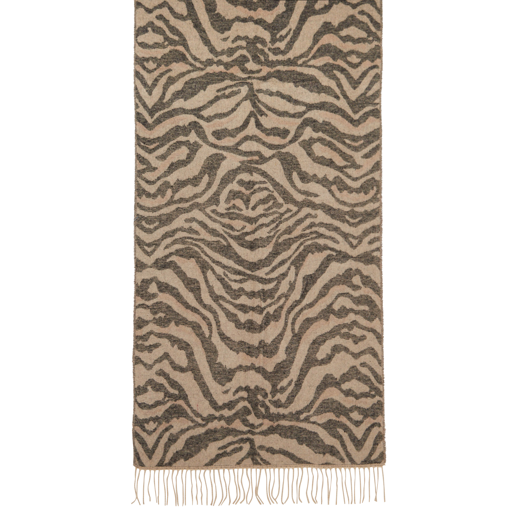 JIRA - Echarpe en jacquard léopard | Beige