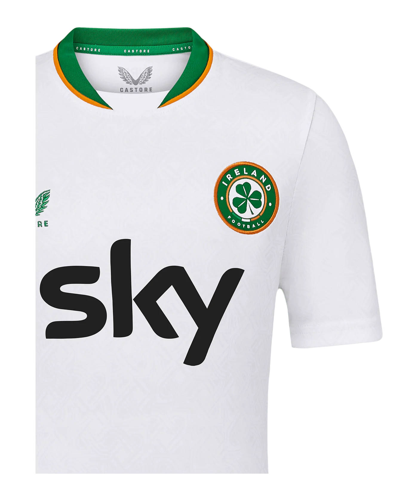 Castore Irland Trikot Away 2024 Kids Weiss F001