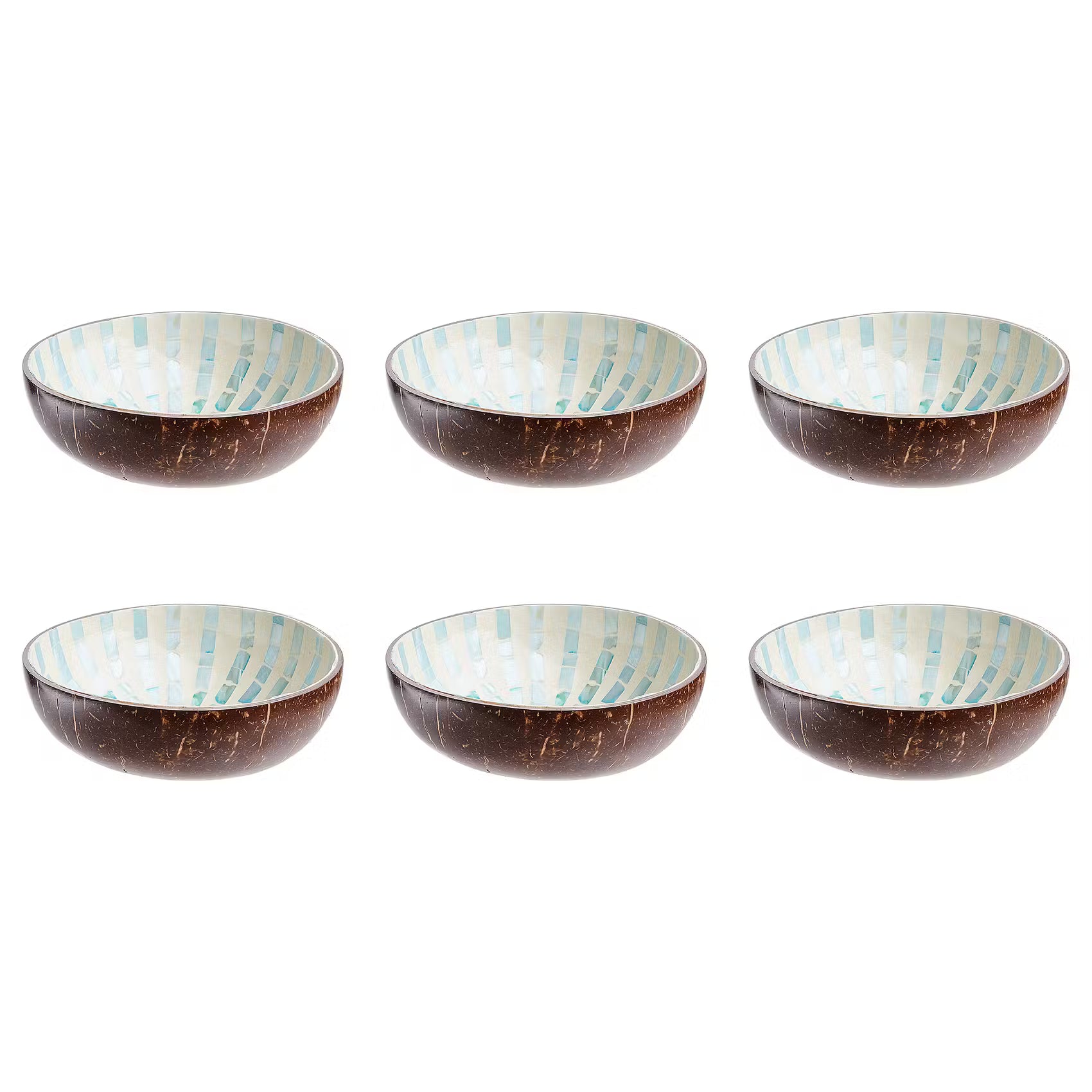 COCONUT Kokosnussschale 6er-Set