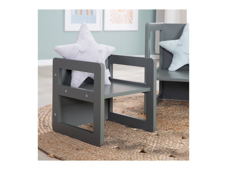 Kindertafel met stoel Montessori 3-in-1