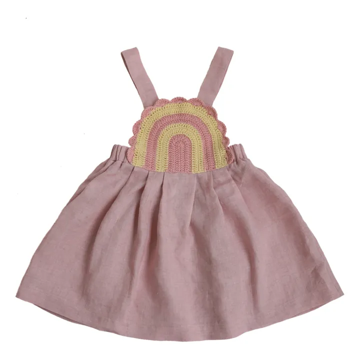 Kalinka Robe Jasmine Pinafore Lin | Rose