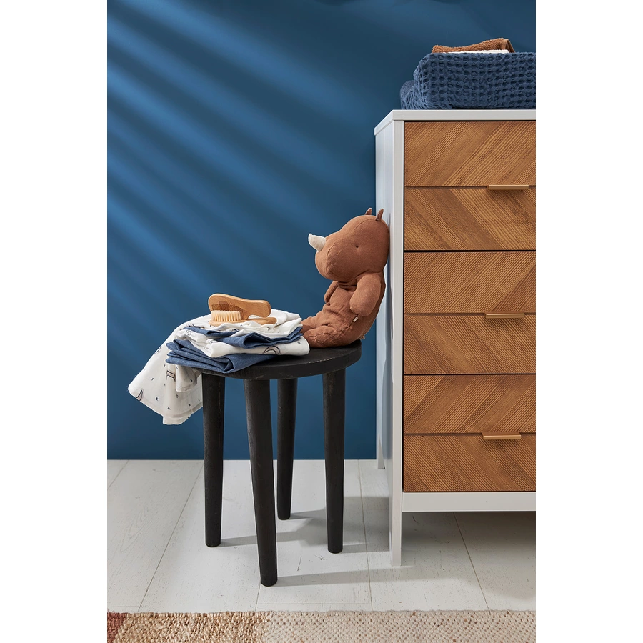 MEYCO Spucktücher 3er Pack Musselin Moon Indigo
