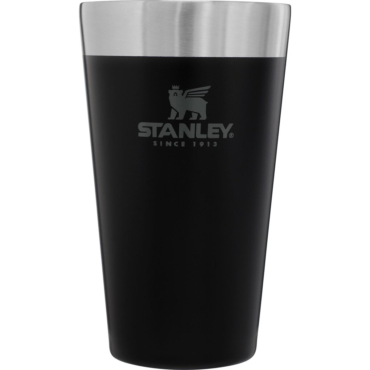 The Stacking Beer Pint, matte black