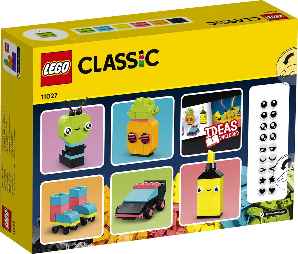 LEGO®CLASSIC 11027 - L’AMUSEMENT CREATIF FLUO