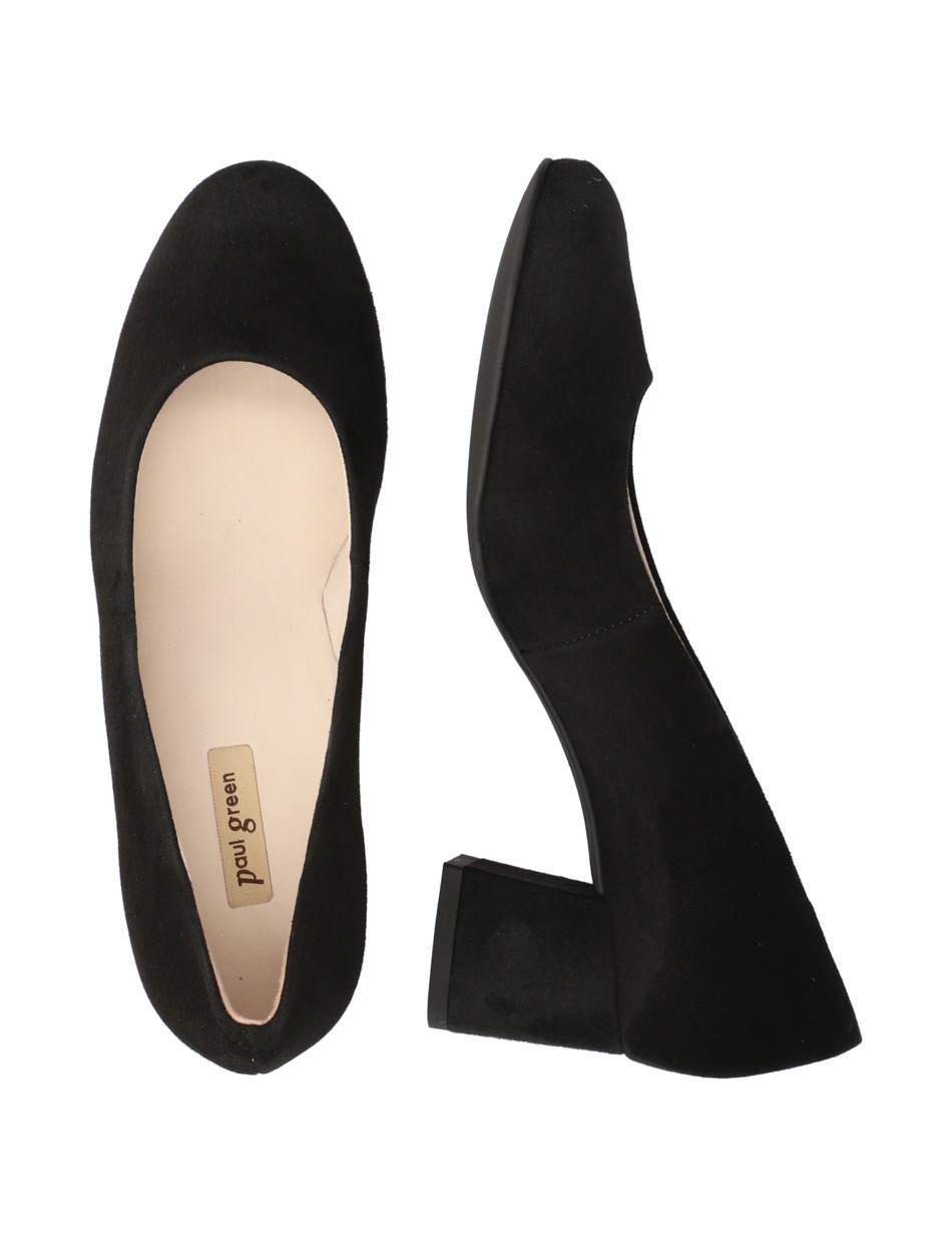 Veloursleder Pumps