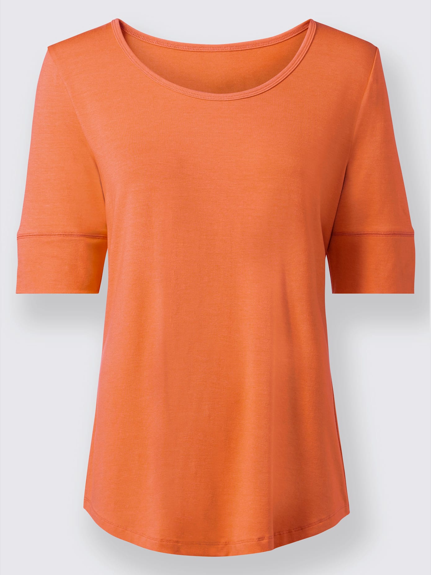 T-shirt femme simple élégant manches doublées