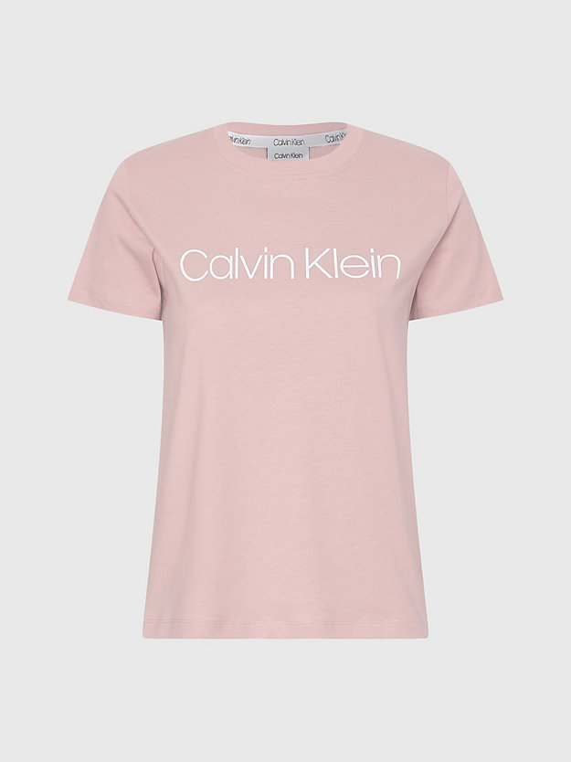Camiseta de algodão orgânico com logotipo