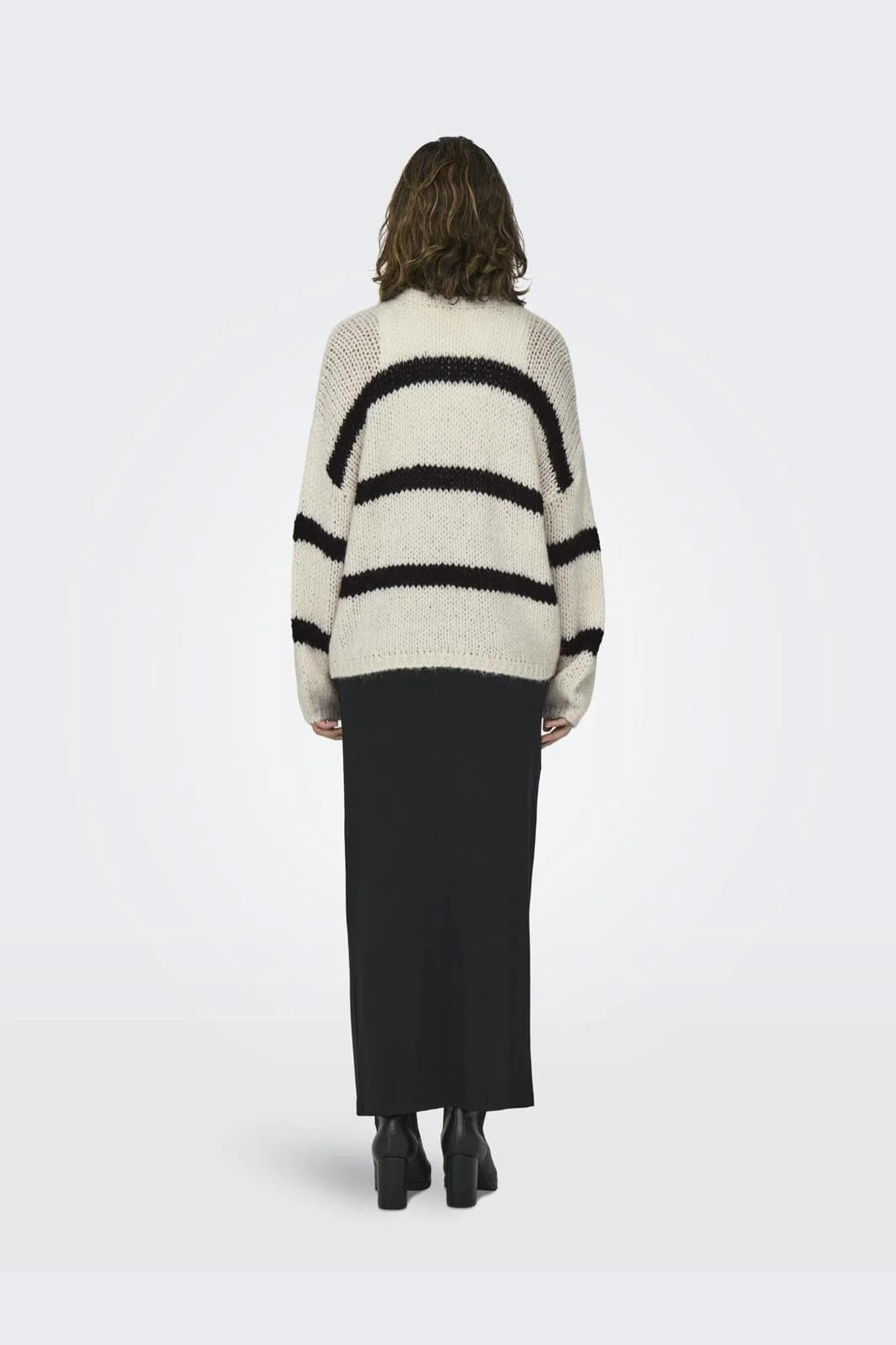 Only Onljackie Ls Pullover Knt 4552779 pearled ivory black