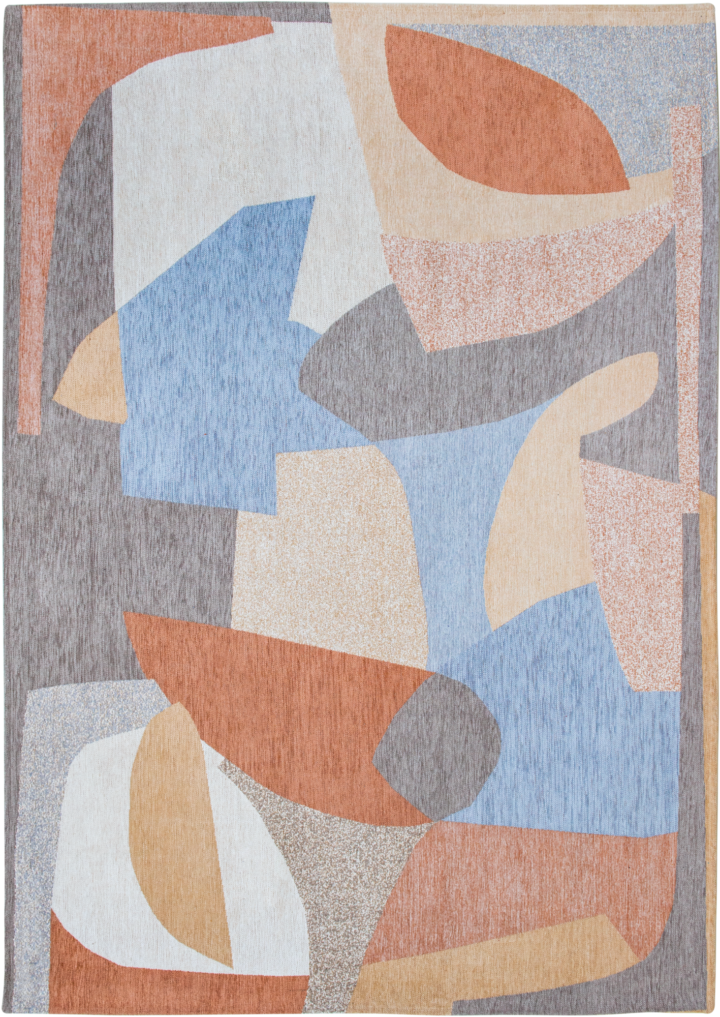 Ecorugs vloerkleed Shapes multicolor 100x140 cm