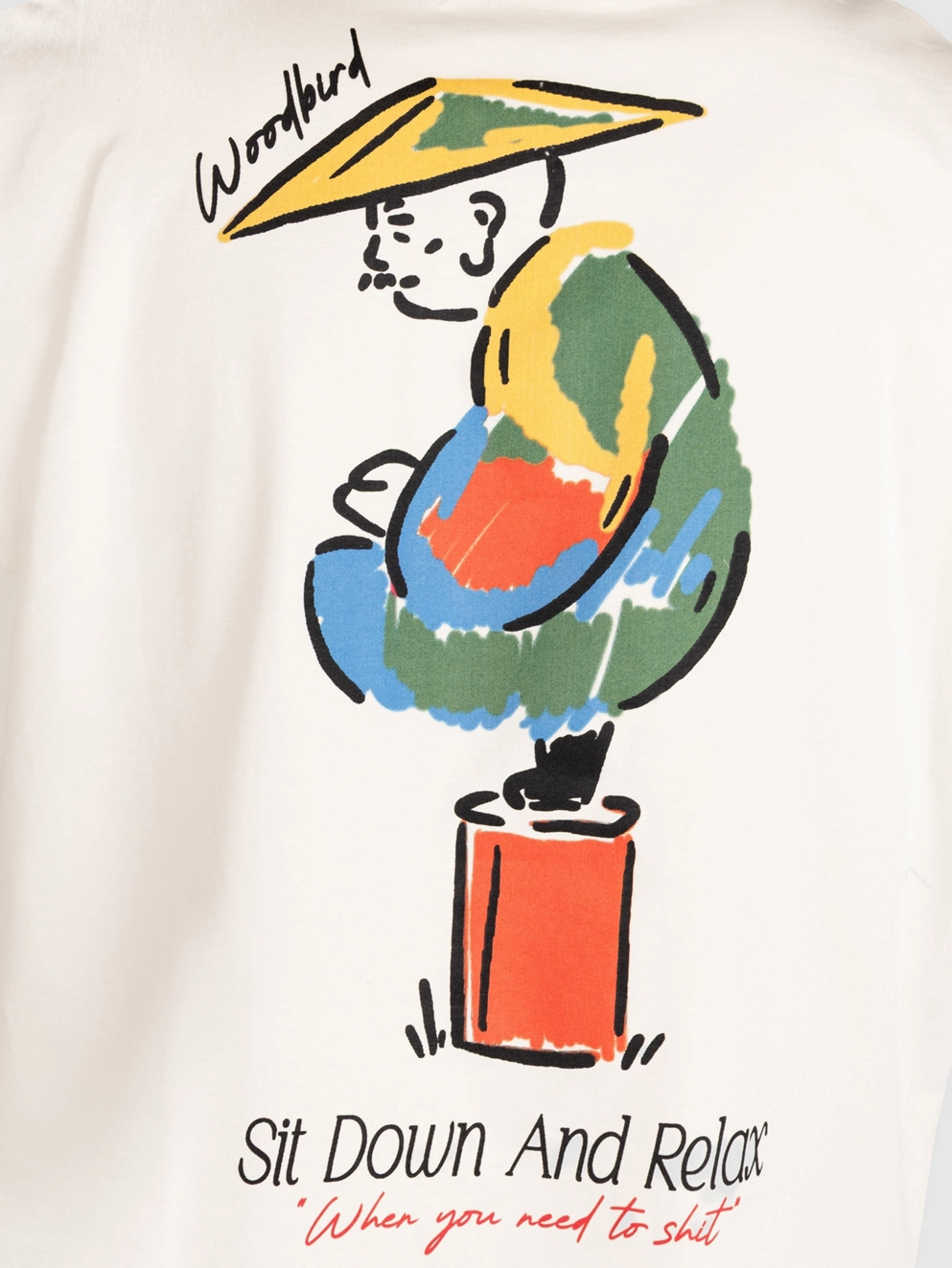 Woodbird WBBaine Pose T-Shirt off white