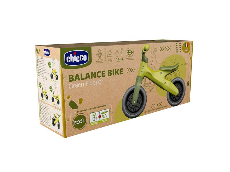 Chicco Kinder-Laufrad Balance Bike Eco  Hellgrün Grünes Balance Laufrad