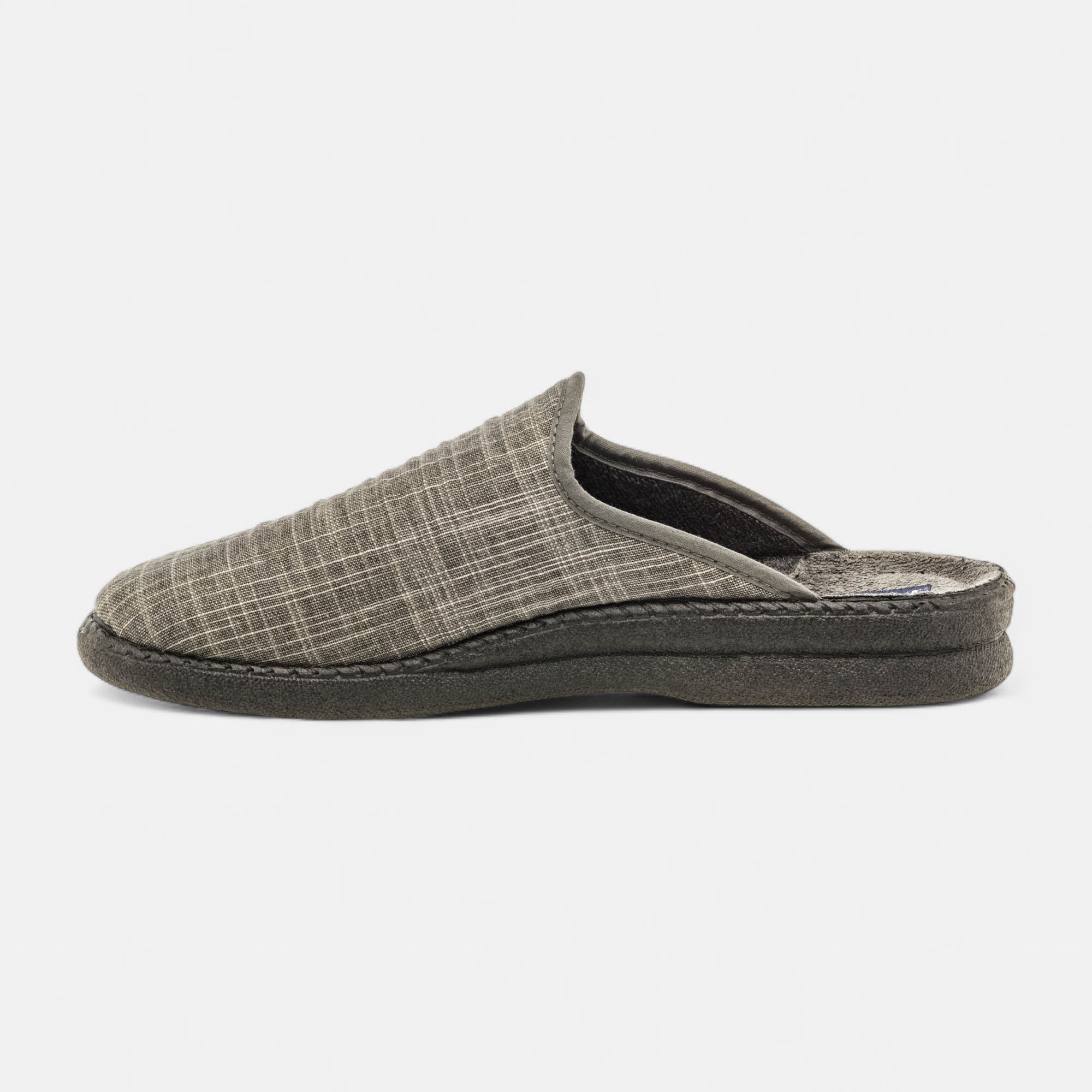 Pantoufles mules Homme gris