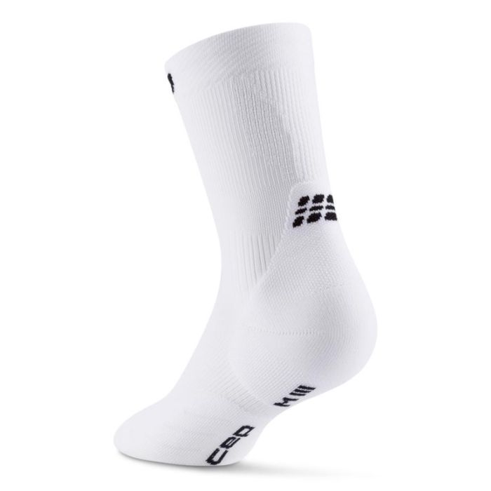 CEP Dame Strømper Core Run Socks Mid-Cut 5.0 Hvid